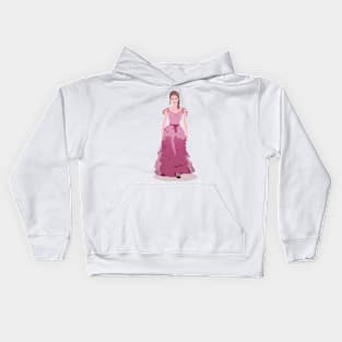 Ball Dress Girl Kids Hoodie